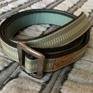 Chaco Green and Black Women's Belt